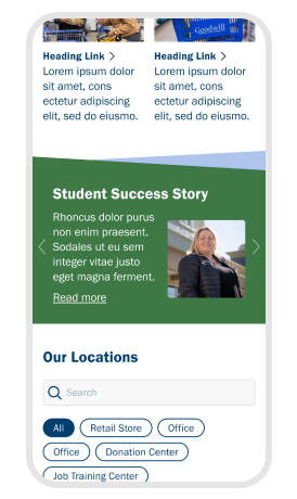 webdesign for about us page of fitcode website