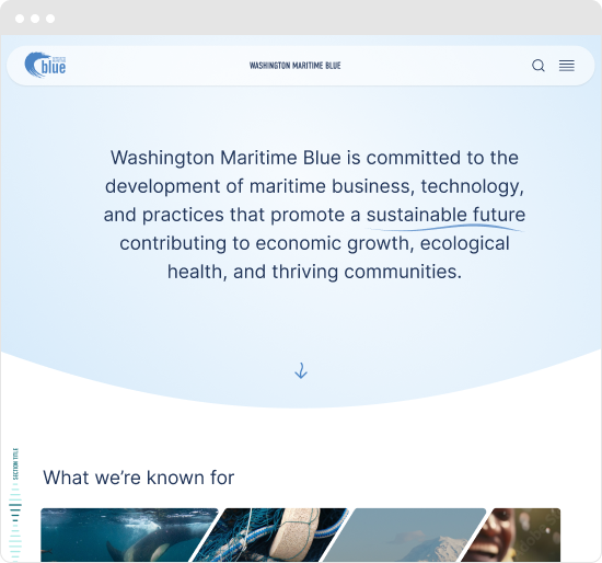 webdesign for landing page of fitcode website